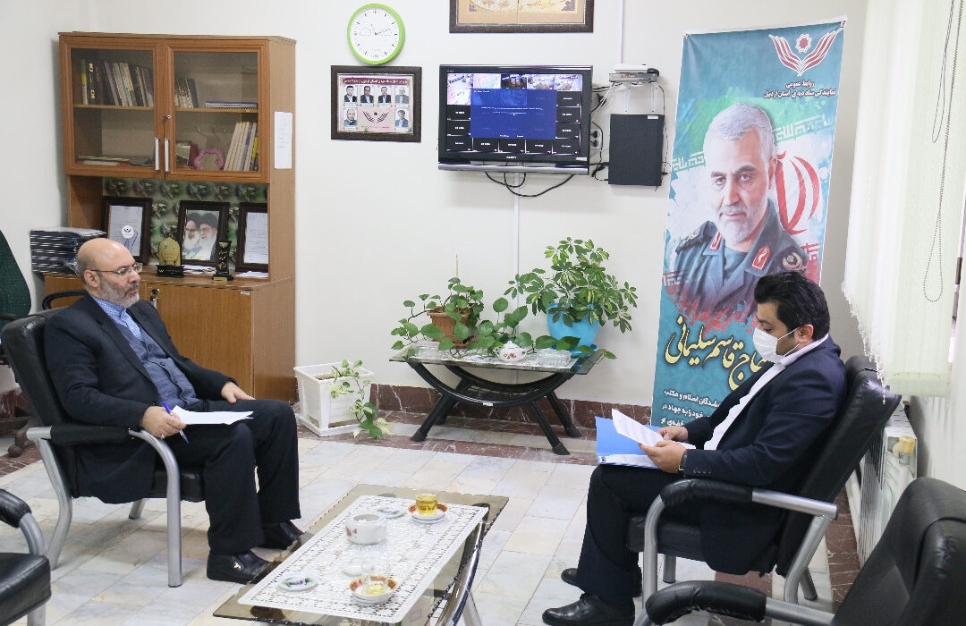 برگزاری جلسه رئیس شعبه استان اردبیل صندوق تأمین خسارت‌های بدنی با مدیر ستاد دیه استان