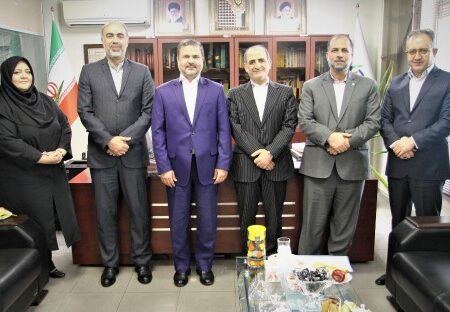 دیدار صمیمانه مدیرعامل بیمه ایران و هیات همراه با مدیرعامل صندوق تامین خسارتهای بدنی