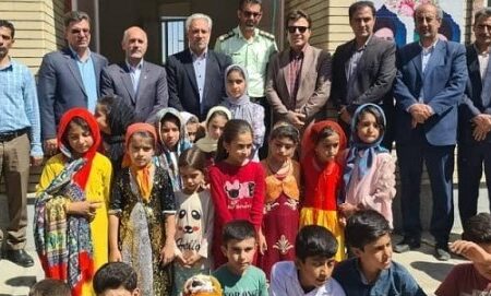 یکصدو ششمین مدرسه بانک سپه در کردستان افتتاح شد