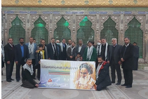 تجدید میثاق اعضای پایگاه بسیج بانک ملت با آرمان‌های بنیانگذار انقلاب اسلامی