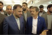 بازدید وزیر ارتباطات و فناوری اطلاعات از غرفه پست بانک ایران در نمایشگاه صنعت پست و تجارت الکترونیک