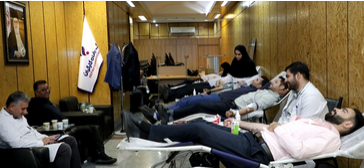 مشارکت گسترده کارکنان بانک رفاه کارگران در امر نوع‌دوستانه اهدای خون