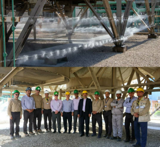 راه اندازی سامانه مه‌پاش برای مدیریت دمای محیط واحدهای نیروگاهی مولد برق در شرکت فجر انرژی خلیج فارس