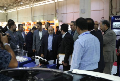 بازدید معاون وزیر و رئیس هیات عامل ایدرو از هجدهمین نمایشگاه بین‌المللی قطعات خودرو