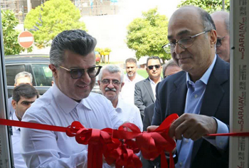 افتتاح رسمی باجه بانک ملت در پتروشیمی پردیس