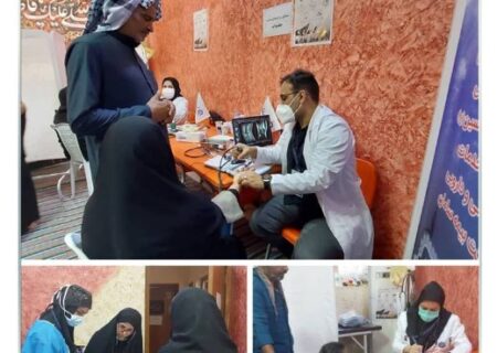 پذیرایی موکب خدمات درمانی بیمه سامان از زائران اربعین حسینی در کربلا