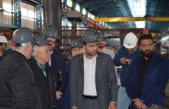 بازدید مدیرعامل شرکت آهن وفولاد غدیر ایرانیان از مجموعه فولاد شاهرود