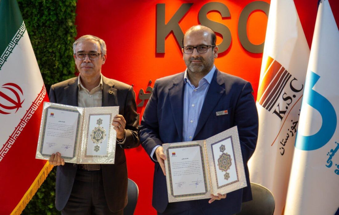 در روز دوم جشنواره و نمایشگاه ملی فولاد ایران، فولاد خوزستان دو تفاهم نامه همکاری امضا کرد