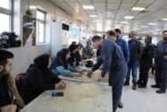 حضور پر شور کارکنان پتروشیمی شیراز در انتخابات