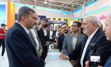 حضور وزیر صمت در غرفه شرکت ملی مس در نمایشگاه ایران اکسپو ۲۰۲۴