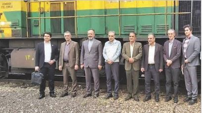 بازدید مدیران راه‌آهن جمهوری اسلامی ایران از فولاد مبارکه