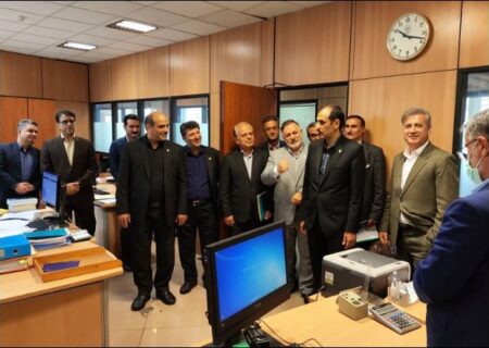 بازدید اعضای هیات مدیره بانک ملی ایران از اداره کل بازرسی