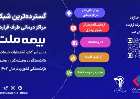 بازنشستگان صندوق بازنشستگی کشوری بخوانند + اینفوگرافی مراکز طرف قرارداد با بیمه ملت