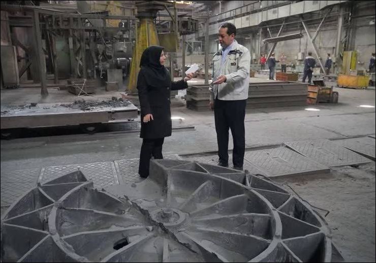 بومی‌سازی قطعه صنعتی دانش‌بنیان میز ترانسفر برای نخستین بار در کشور در شرکت ریخته‌گری ماشین‌سازی تبریز