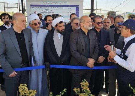 بازدید وزیر کشور از پروژه پیشران شرکت صنایع فولاد کردستان
