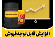 افزایش قابل توجه فروش روغن موتورهای دیزلی شرکت نفت سپاهان