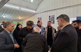 حضور مدیرعامل سازمان تأمین‌اجتماعی در میز خدمت این سازمان در مصلای نماز جمعه تهران