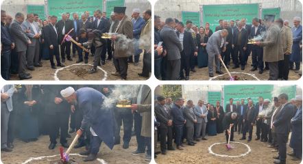 برگزاری آیین کلنگ‌زنی احداث ساختمان جدید شعبه آق‌قلای بانک قرض‌الحسنه مهر ایران