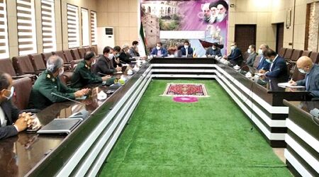 برگزاری جلسه هماهنگی احداث سومین مدرسه بانک سینا در شهرستان دشتی استان بوشهر