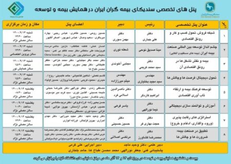 مشارکت فعالانه بیمه دانا در پنل‌های تخصصی سندیکای بیمه‌گران