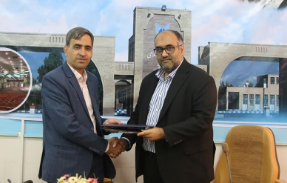 امضای تفاهم نامه مشترک بین شرکت سنگ آهن مرکزی و دانشگاه آزاد اسلامی واحد بافق