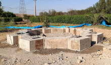 پیشرفت فیزیکی ۳٠درصدی پروژه احداث یادمان شهدای گمنام فولاد اکسین خوزستان