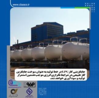 جایگزین نمودن گاز LPG در خط تولید به عنوان سوخت جایگزین گاز طبیعی