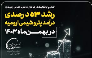 رشد ۵۳ درصدی درآمد پتروشیمی ارومیه در بهمن‌ماه ۱۴۰۳