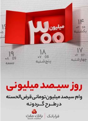 برندگان چهارمین دوره قرعه کشی طرح گردونه بانک ملت مشخص شدند