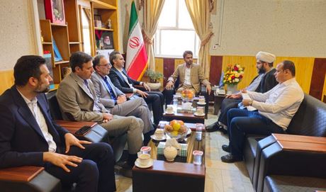 دیدار نوروزی مدیرعامل آلومینیوم جنوب با رئیس دادگستری و دادستان لامرد