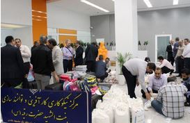 کمک های انسان دوستانه کارکنان بانک مسکن خراسان رضوی به نیازمندان