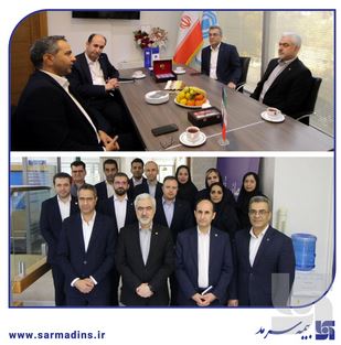 تقدیر مدیر شعب بانک صادرات استان خراسان رضوی از بهبود خدمات و عملکرد بیمه سرمد در بازدید از شعبه مشهد