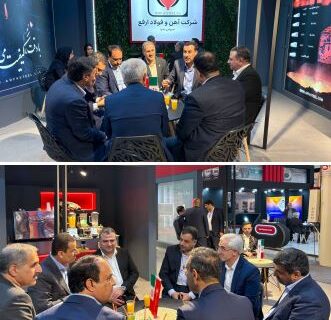 نشست معاون مالی شرکت آهن و فولاد ارفع با مدیر بانکداری شرکتی بانک تجارت